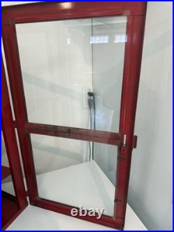 Vintage Lance Snack Co. Countertop Wall Store Display Red Steel Cabinet 26x14x9