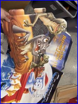 Vintage Land Before Time III & Casper VHS Video Store Movie Display Standee 3D