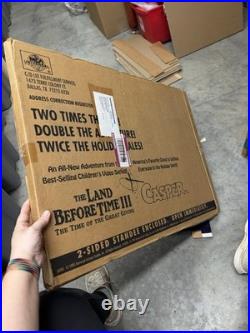Vintage Land Before Time III & Casper VHS Video Store Movie Display Standee 3D