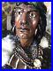 Vintage-Large-20-Chalkware-Native-American-Indian-Cigar-Store-Bust-Statue-Art-01-yn