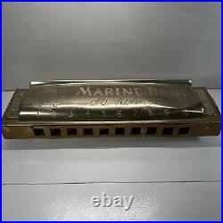 Vintage Large Hanging M HOHNER Marine Band Harmonica Store Display Sign 24x7 Vintage Large Hanging M HOHNER Marine Band Harmonica Store Display Sign 24x7