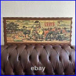Vintage Levi's 1950s Store Display Poster