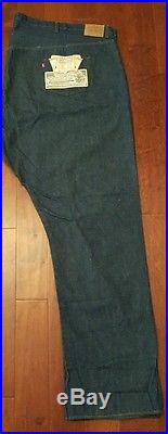 Vintage Levi's 501 XX Redline Selvedge W76L45 madeUSA Store display banner jeans