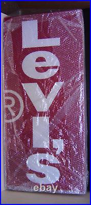 Vintage Levi's Strauss Red Tab Wall Sign NOS WithBox Levi Strauss & Co. From 2000