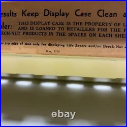 Vintage Life Savers Candy Sign Store Display Rack 1930's Country Store Flavors