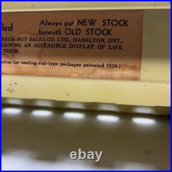 Vintage Life Savers Candy Sign Store Display Rack 1930's Country Store Flavors