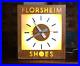 Vintage-Lighted-Clock-sign-Florsheim-Shoes-wingtip-store-display-wood-cabinet-01-mi