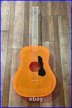 Vintage Lucite Guitar Store Display DOO-WOPPER Music Record Shop Advertising