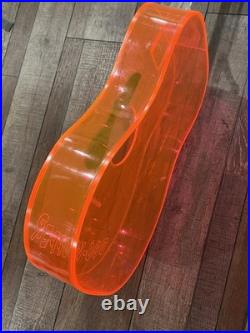 Vintage Lucite Guitar Store Display DOO-WOPPER Music Record Shop Advertising