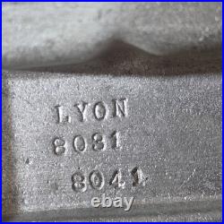 Vintage Lyon Kitchen Cabinet Salesman Sample Cast Aluminum 7 piece