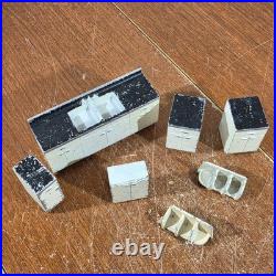 Vintage Lyon Kitchen Cabinet Salesman Sample Cast Aluminum 7 piece