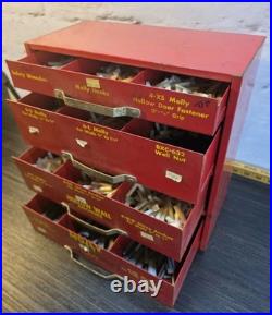 Vintage MOLLY Hardware Advertising Cabinet General Store Counter Display Sign