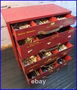 Vintage MOLLY Hardware Advertising Cabinet General Store Counter Display Sign