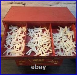 Vintage MOLLY Hardware Advertising Cabinet General Store Counter Display Sign