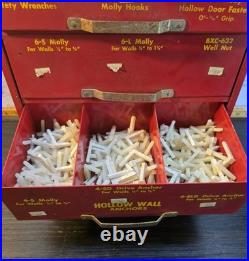 Vintage MOLLY Hardware Advertising Cabinet General Store Counter Display Sign