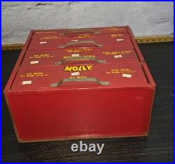 Vintage MOLLY Hardware Advertising Cabinet General Store Counter Display Sign