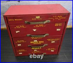 Vintage MOLLY Hardware Advertising Cabinet General Store Counter Display Sign