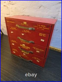 Vintage MOLLY Hardware Advertising Cabinet General Store Counter Display Sign