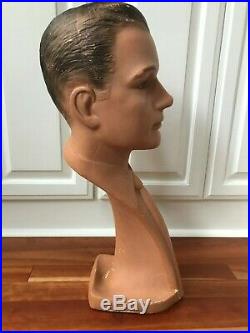 Vintage Male Mannequin Head/ Store Display 40's To 60's