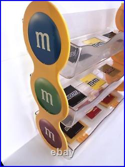 Vintage Mars Candy Counter Display Snickers, Skittles, M&M's Tier Shelf Display