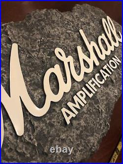 Vintage Marshall Amplification Amps original store sign display 1980s faux rock