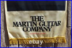 Vintage Martin Guitar Company Advertising Banner Dealer Advertising Sign