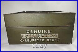 Vintage Marvel Carbureter Part Box Cabinet 2 Drawer