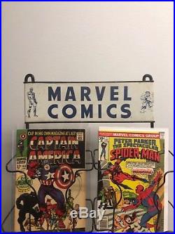 Vintage Marvel Comics Store / News Stand Metal Comic Display Rack