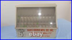 Vintage Marx Brush MFG Co Ceramic Line Retail Store Display Cabinet Holder