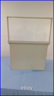 Vintage Marx Brush MFG Co Ceramic Line Retail Store Display Cabinet Holder