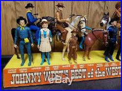 Vintage Marx Johnny West's Best Of The West Collection Store Display Cash Only