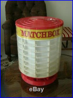 Vintage Matchbox Car Rotating Store Display 1960s in near mint condition