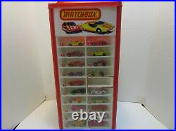Vintage Matchbox Rotating Store Display With 76 Mint Vehicles