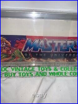 Vintage Mattel 1981 MOTU, Masters of the Universe, He Man AFA 40 Store Display