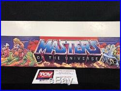 Vintage Mattel MOTU Masters of the Universe He-Man STORE DISPLAY SHELF TALKER
