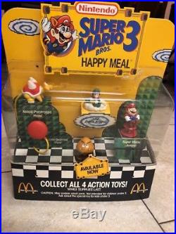 Vintage McDonalds Super Mario Bros 3 Happy Meal Store Display, Rare Nintendo