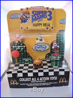 Vintage McDonalds Super Mario Bros 3 Happy Meal Store Display, complete, nice