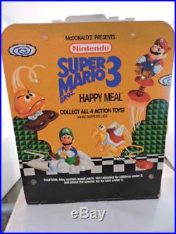 Vintage McDonalds Super Mario Bros 3 Happy Meal Store Display, complete, nice