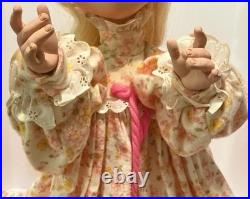 Vintage Mechanical Animatronic Store Display Doll Hand Painted Face Adorable 28