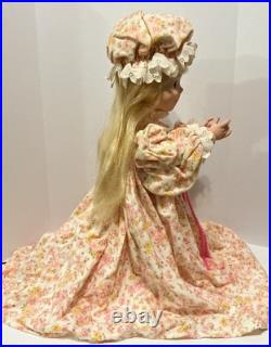 Vintage Mechanical Animatronic Store Display Doll Hand Painted Face Adorable 28