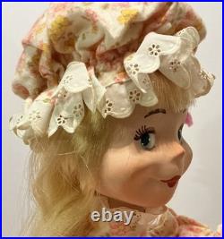 Vintage Mechanical Animatronic Store Display Doll Hand Painted Face Adorable 28