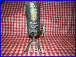 Vintage Mechanical Ships Wheel Alka Seltzer Dispenser Store Display Advertising