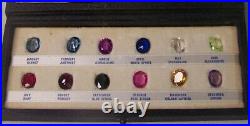 Vintage Metal Arts Advertising Gemstone Store Display Ruby Saphire+ Rochester Ny