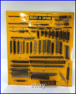 Vintage Metal Automotive Hardware Store Select-A-Spring Metal Display 19 x 22