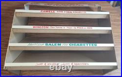 Vintage Metal Cigarette Store Display Rack Camel Winston Salem