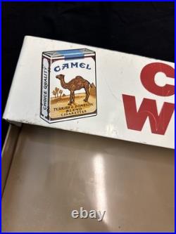 Vintage Metal Cigarette Store Display Rack Camel Winston Salem Cavalier Branded
