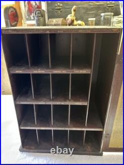 Vintage Metal Dyola Dyes Cabinet