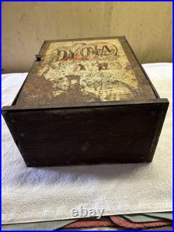 Vintage Metal Dyola Dyes Cabinet