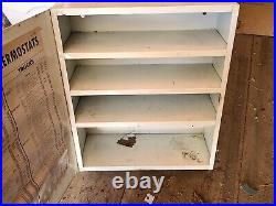 Vintage Metal Parts Cabinet United Delco Cooling System Service Thermostats