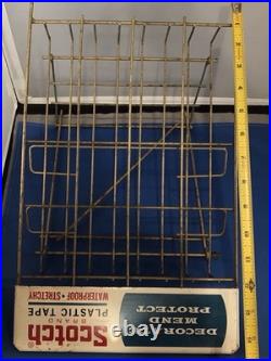 Vintage Metal Scotch Tap Counter Top Store Display